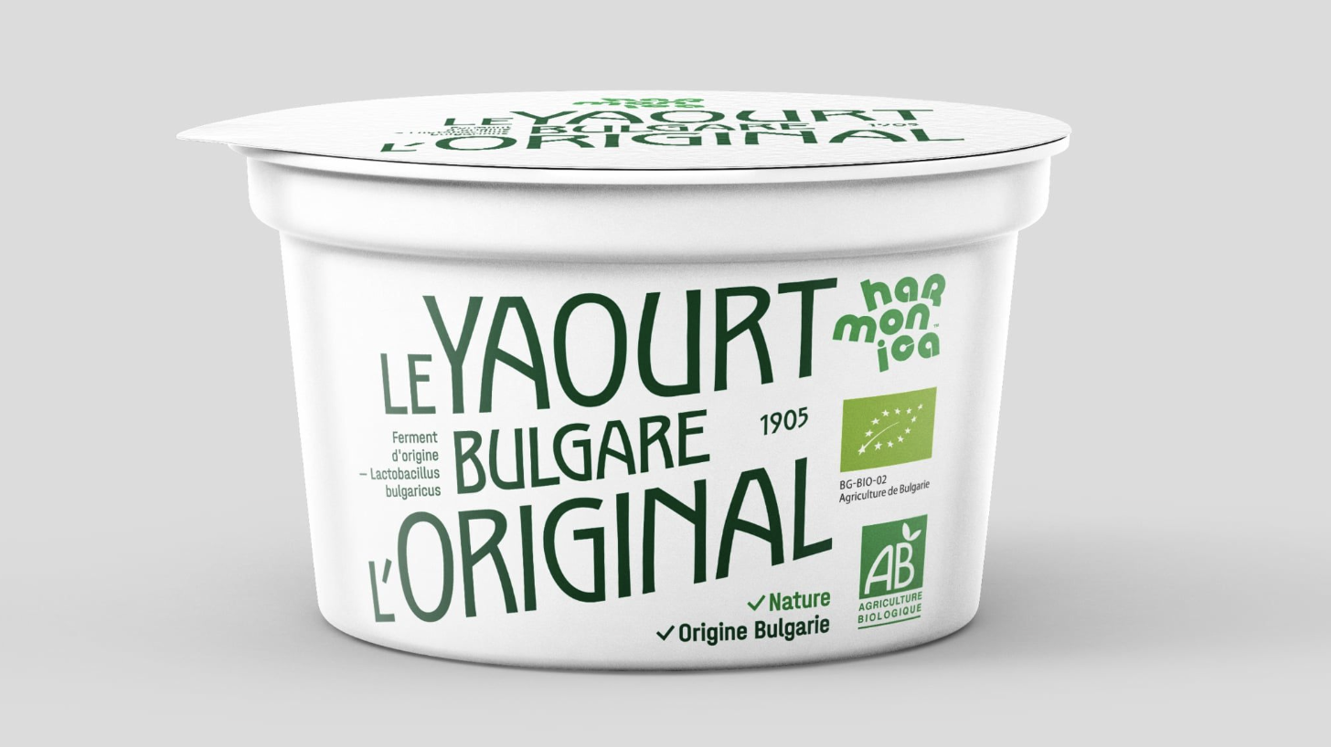 Новият harmonica Le Yaourt Bulgare — L’Original, био кисело мляко за Франция